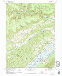 Howard Pennsylvania Historical topographic map, 1:24000 scale, 7.5 X 7.5 Minute, Year 1967