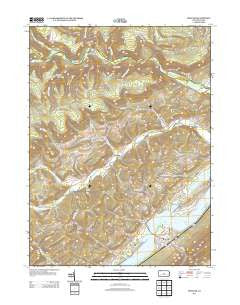 Howard Pennsylvania Historical topographic map, 1:24000 scale, 7.5 X 7.5 Minute, Year 2013