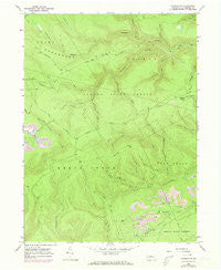 Howard NW Pennsylvania Historical topographic map, 1:24000 scale, 7.5 X 7.5 Minute, Year 1967