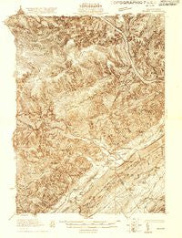 Howard Pennsylvania Historical topographic map, 1:48000 scale, 15 X 15 Minute, Year 1921