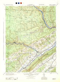 Howard Pennsylvania Historical topographic map, 1:24000 scale, 15 X 15 Minute, Year 1944