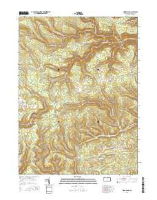 Howard NW Pennsylvania Current topographic map, 1:24000 scale, 7.5 X 7.5 Minute, Year 2016