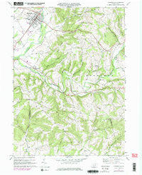 Hughesville Pennsylvania Historical topographic map, 1:24000 scale, 7.5 X 7.5 Minute, Year 1968
