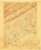 Hummelstown Pennsylvania Historical topographic map, 1:62500 scale, 15 X 15 Minute, Year 1892