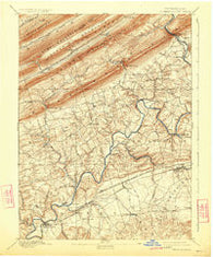 Hummelstown Pennsylvania Historical topographic map, 1:62500 scale, 15 X 15 Minute, Year 1892