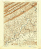 Hummelstown Pennsylvania Historical topographic map, 1:62500 scale, 15 X 15 Minute, Year 1892
