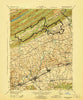 Hummelstown Pennsylvania Historical topographic map, 1:62500 scale, 15 X 15 Minute, Year 1943