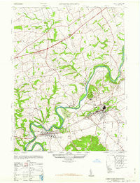 Hummelstown Pennsylvania Historical topographic map, 1:24000 scale, 7.5 X 7.5 Minute, Year 1947