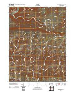 Huntersville Pennsylvania Historical topographic map, 1:24000 scale, 7.5 X 7.5 Minute, Year 2010