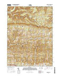 Huntersville Pennsylvania Current topographic map, 1:24000 scale, 7.5 X 7.5 Minute, Year 2016