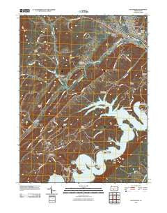 Huntingdon Pennsylvania Historical topographic map, 1:24000 scale, 7.5 X 7.5 Minute, Year 2010