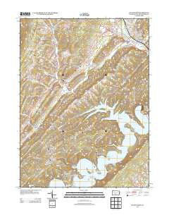 Huntingdon Pennsylvania Historical topographic map, 1:24000 scale, 7.5 X 7.5 Minute, Year 2013