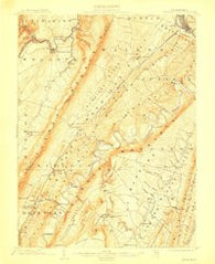 Huntingdon Pennsylvania Historical topographic map, 1:62500 scale, 15 X 15 Minute, Year 1904