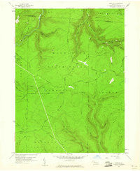 Huntley Pennsylvania Historical topographic map, 1:24000 scale, 7.5 X 7.5 Minute, Year 1959