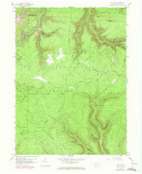 Huntley Pennsylvania Historical topographic map, 1:24000 scale, 7.5 X 7.5 Minute, Year 1959