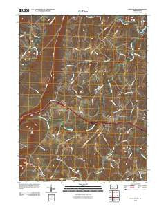 Hustontown Pennsylvania Historical topographic map, 1:24000 scale, 7.5 X 7.5 Minute, Year 2010
