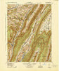 Hyndman Pennsylvania Historical topographic map, 1:62500 scale, 15 X 15 Minute, Year 1944