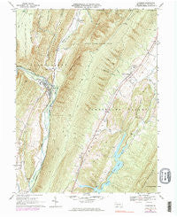 Hyndman Pennsylvania Historical topographic map, 1:24000 scale, 7.5 X 7.5 Minute, Year 1967