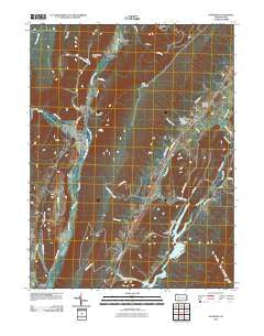 Hyndman Pennsylvania Historical topographic map, 1:24000 scale, 7.5 X 7.5 Minute, Year 2010