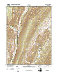 Hyndman Pennsylvania Historical topographic map, 1:24000 scale, 7.5 X 7.5 Minute, Year 2013