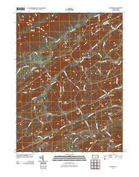 Ickesburg Pennsylvania Historical topographic map, 1:24000 scale, 7.5 X 7.5 Minute, Year 2010