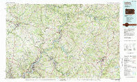 Indiana Pennsylvania Historical topographic map, 1:100000 scale, 30 X 60 Minute, Year 1983