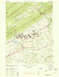 Indiantown Gap Pennsylvania Historical topographic map, 1:24000 scale, 7.5 X 7.5 Minute, Year 1947