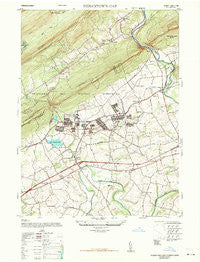 Indiantown Gap Pennsylvania Historical topographic map, 1:24000 scale, 7.5 X 7.5 Minute, Year 1947