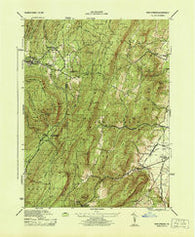 Iron Springs Pennsylvania Historical topographic map, 1:31680 scale, 7.5 X 7.5 Minute, Year 1944