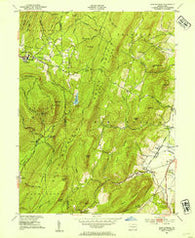 Iron Springs Pennsylvania Historical topographic map, 1:24000 scale, 7.5 X 7.5 Minute, Year 1953