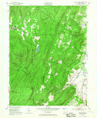 Iron Springs Pennsylvania Historical topographic map, 1:24000 scale, 7.5 X 7.5 Minute, Year 1953