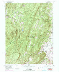 Iron Springs Pennsylvania Historical topographic map, 1:24000 scale, 7.5 X 7.5 Minute, Year 1953