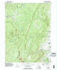 Iron Springs Pennsylvania Historical topographic map, 1:24000 scale, 7.5 X 7.5 Minute, Year 1990