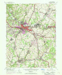 Irwin Pennsylvania Historical topographic map, 1:24000 scale, 7.5 X 7.5 Minute, Year 1953