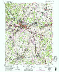 Irwin Pennsylvania Historical topographic map, 1:24000 scale, 7.5 X 7.5 Minute, Year 1953