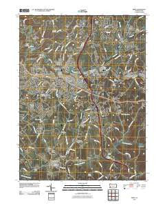 Irwin Pennsylvania Historical topographic map, 1:24000 scale, 7.5 X 7.5 Minute, Year 2010