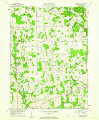 Jackson Center Pennsylvania Historical topographic map, 1:24000 scale, 7.5 X 7.5 Minute, Year 1960