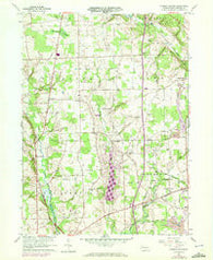 Jackson Center Pennsylvania Historical topographic map, 1:24000 scale, 7.5 X 7.5 Minute, Year 1960