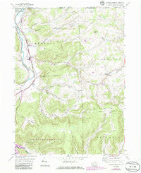 Jackson Summit Pennsylvania Historical topographic map, 1:24000 scale, 7.5 X 7.5 Minute, Year 1954