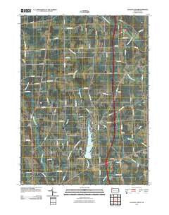 Jackson Center Pennsylvania Historical topographic map, 1:24000 scale, 7.5 X 7.5 Minute, Year 2010