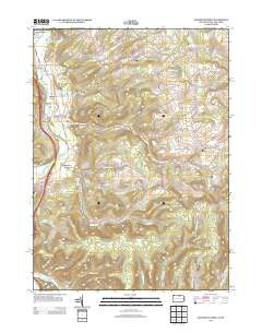 Jackson Summit Pennsylvania Historical topographic map, 1:24000 scale, 7.5 X 7.5 Minute, Year 2013