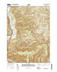 Jackson Summit Pennsylvania Current topographic map, 1:24000 scale, 7.5 X 7.5 Minute, Year 2016