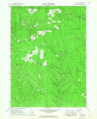 James City Pennsylvania Historical topographic map, 1:24000 scale, 7.5 X 7.5 Minute, Year 1966