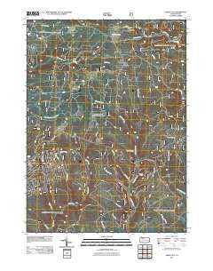 James City Pennsylvania Historical topographic map, 1:24000 scale, 7.5 X 7.5 Minute, Year 2011