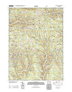James City Pennsylvania Historical topographic map, 1:24000 scale, 7.5 X 7.5 Minute, Year 2013