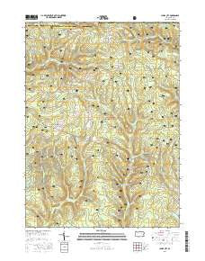 James City Pennsylvania Current topographic map, 1:24000 scale, 7.5 X 7.5 Minute, Year 2016