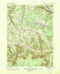 Jenningsville Pennsylvania Historical topographic map, 1:31680 scale, 7.5 X 7.5 Minute, Year 1947