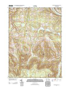 Jenningsville Pennsylvania Historical topographic map, 1:24000 scale, 7.5 X 7.5 Minute, Year 2013