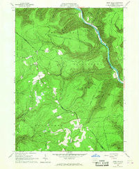 Jersey Mills Pennsylvania Historical topographic map, 1:24000 scale, 7.5 X 7.5 Minute, Year 1965