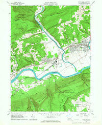 Jersey Shore Pennsylvania Historical topographic map, 1:24000 scale, 7.5 X 7.5 Minute, Year 1965